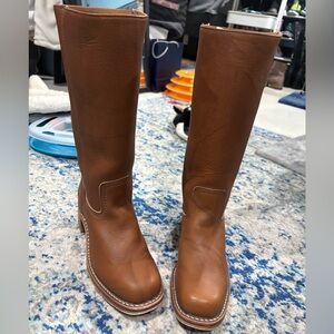 Frye Campus Tall Boots in Saddle